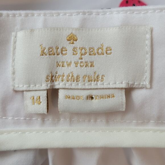 Kate Spade New York Coreen Ladybug Skirt Girl's Size 14 - Picture 4 of 4